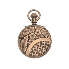 Antique White Metal winding Pocket