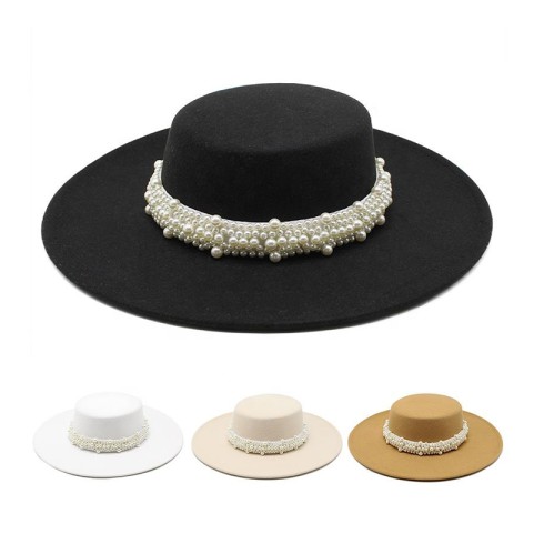 Vintage Decorative Ribbon Fedora Hat