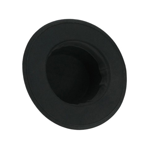 French-style Flat Top Wool Felt Cloche Hat