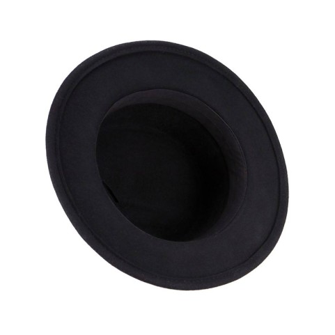 British Vintage Wool Flat Top Hat