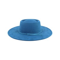 Vintage Round Top Felt Bowler Hat