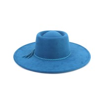 Vintage Round Top Felt Bowler Hat