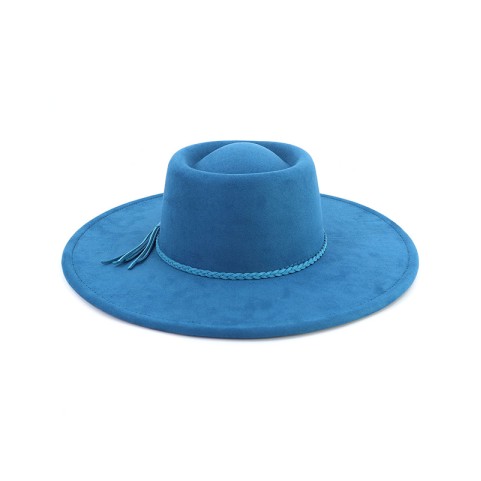 Vintage Round Top Felt Bowler Hat