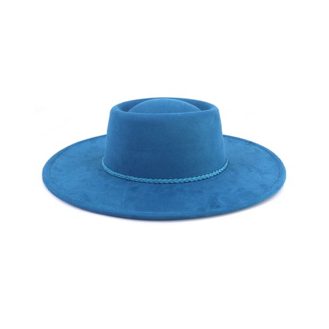 Vintage Round Top Felt Bowler Hat