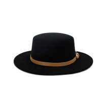 Flat Top Felt Fedora Hat