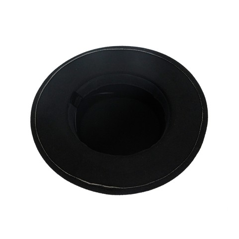 Flat Top Felt Fedora Hat