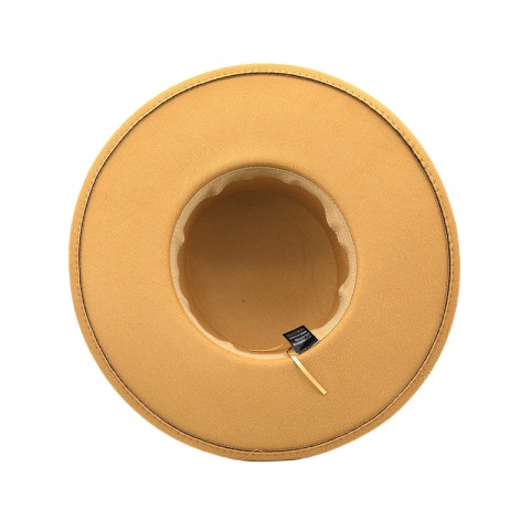 Retro Flat Top Wide Brim Wool Felt Fedora