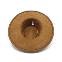 Autumn Winter New Suede Wide Brim Jazz Hat