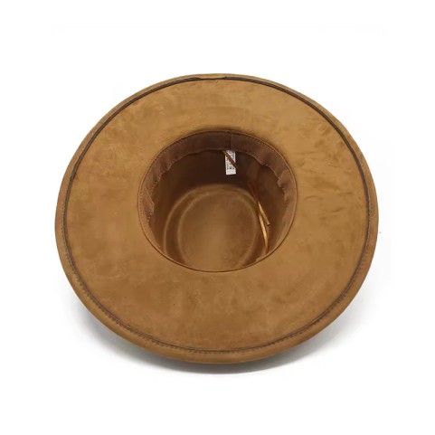 Autumn Winter New Suede Wide Brim Jazz Hat