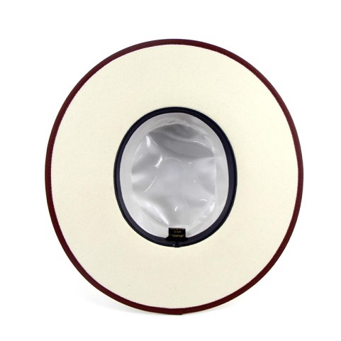 Handmade Wool Felt Boater Hat