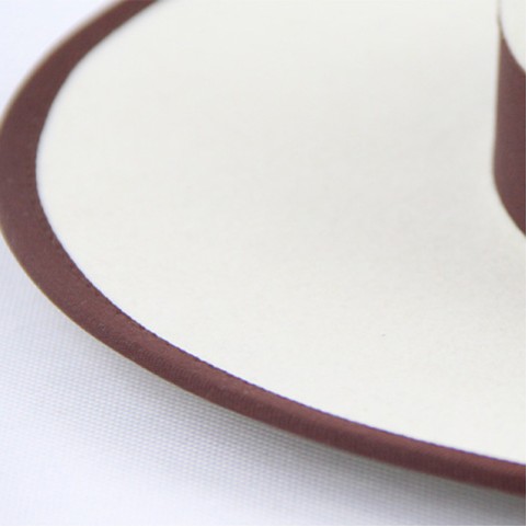 Handmade Wool Felt Boater Hat