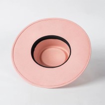 Wide Brim Fedora Boater Hat