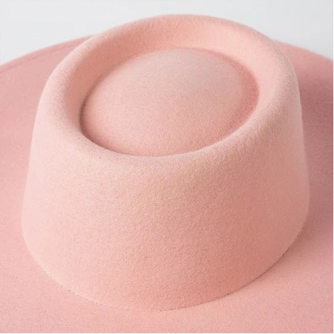 Wide Brim Fedora Boater Hat