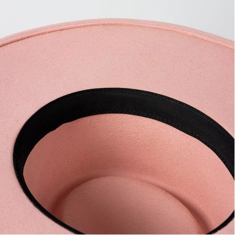 Wide Brim Fedora Boater Hat