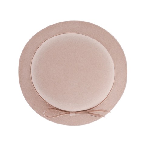 Elegant Hepburn Style Pure Wool Felt Fedora Hat