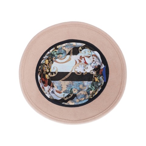 Elegant Hepburn Style Pure Wool Felt Fedora Hat