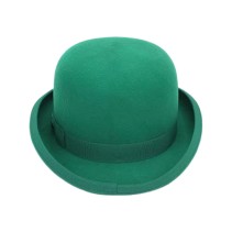 High-Crown Wool Felt Gentleman's Hat