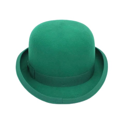 High-Crown Wool Felt Gentleman's Hat