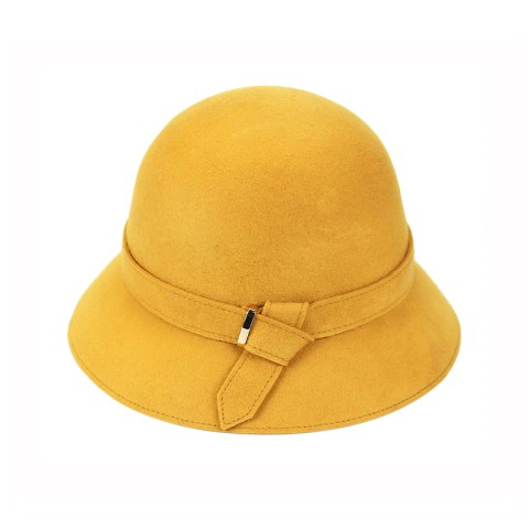 Versatile Wool Felt Dome Bucket Hat
