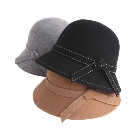 Autumn and Winter New Wide Brim Bucket Hat