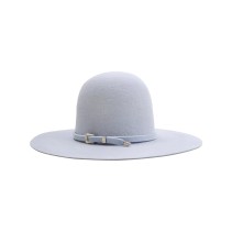 Haze Blue Wool Fedora Hat