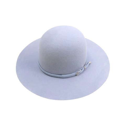 Haze Blue Wool Fedora Hat