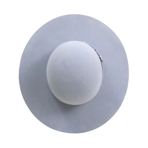 Haze Blue Wool Fedora Hat
