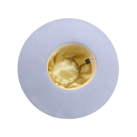 Haze Blue Wool Fedora Hat