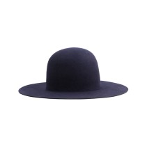 Retro Style Open Crown Rabbit Fur Felt Fedora Hat