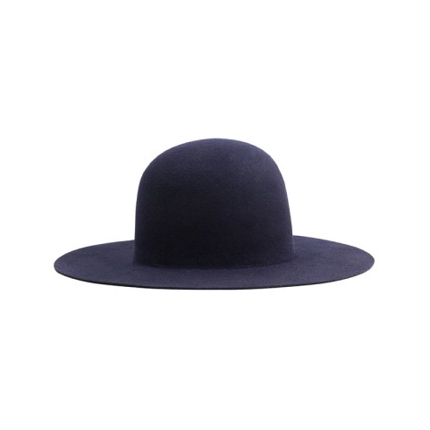 Retro Style Open Crown Rabbit Fur Felt Fedora Hat