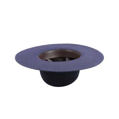 Retro Style Open Crown Rabbit Fur Felt Fedora Hat