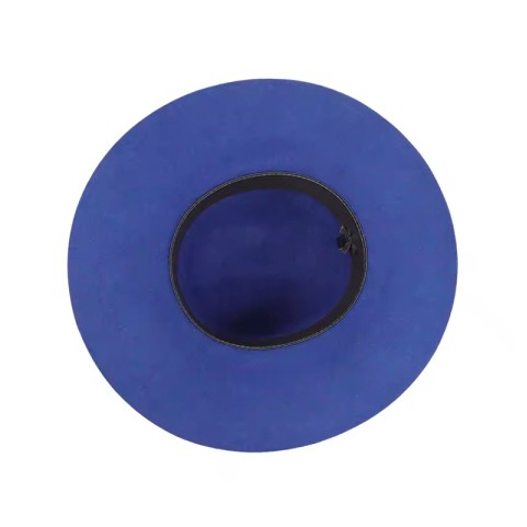 Wide Brim Rabbit Fur Felt Open Crown Hat