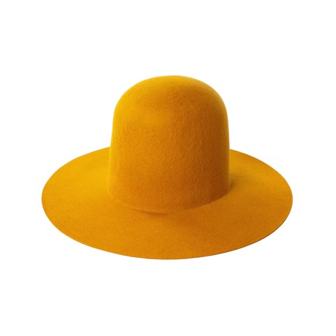 Wide Brim Wool Felt Top Hat