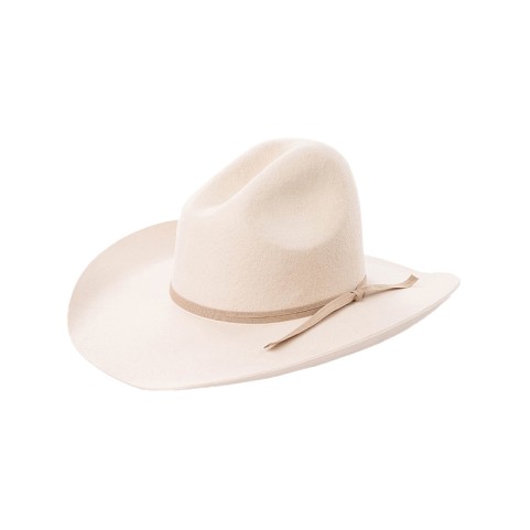 Unisex Wide-Brimmed Denim Hat with Ribbon