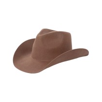 100% Wool Felt Cowboy Hat – Unisex Wide-Brimmed Felt Hat