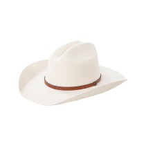 Cowboy Hat with Embossed PU Band — Wide Brim, Unisex