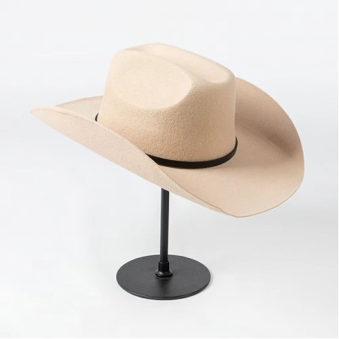 100% Wool Felt Cowboy Hat with PU Band