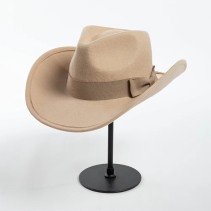 100% Wool Felt Cowboy Hat with Ribbon Bow