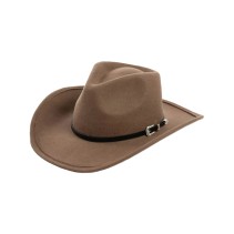 100% Wool Felt Cowboy Hat with PU Band
