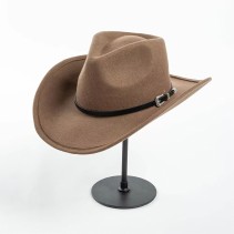 100% Wool Felt Cowboy Hat with PU Band