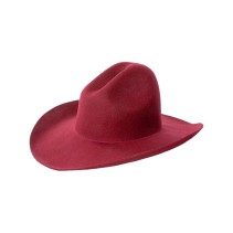 100% Wool Felt Cowboy Hat – Wide-Brimmed Felt Hat / Fedora