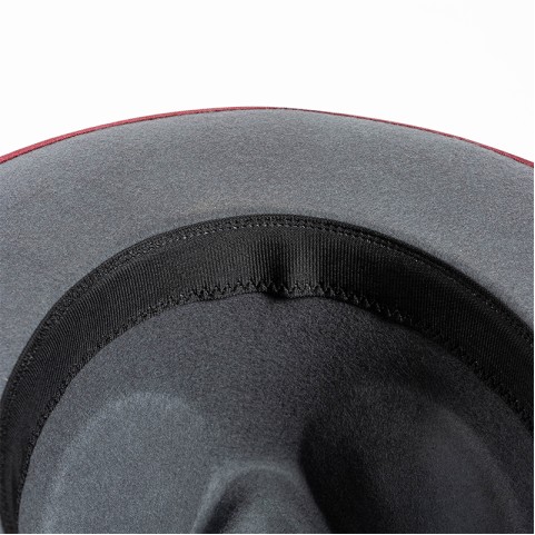 100% Australian Wool Felt Fedora with Ribbon Bow