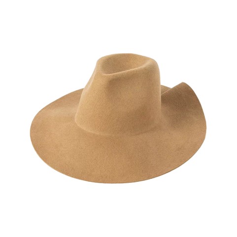 Fashion Wide Brim Wool Felt Fedora Hat