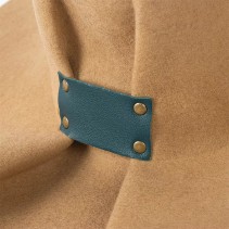 Fashion Wide Brim Wool Felt Fedora Hat