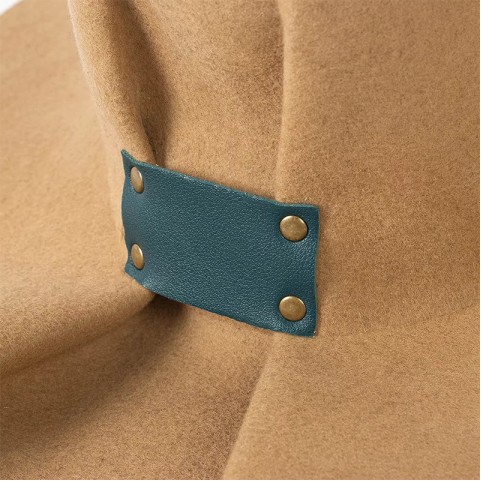 Fashion Wide Brim Wool Felt Fedora Hat