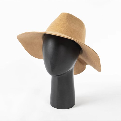Fashion Wide Brim Wool Felt Fedora Hat