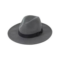 Wide Brim Wool Felt Fedora Hat
