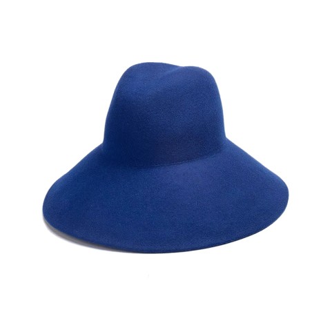 100% Wool Felt Fedora – Wide-Brimmed, Stylish Wool Hat