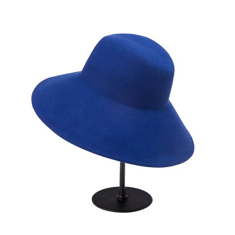 100% Wool Felt Fedora – Wide-Brimmed, Stylish Wool Hat