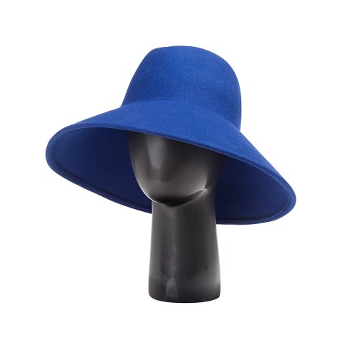 100% Wool Felt Fedora – Wide-Brimmed, Stylish Wool Hat